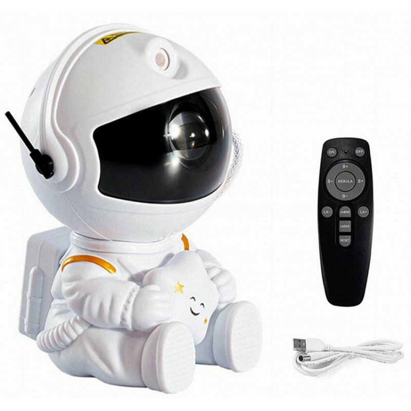 Aga Hvězdný projektor sedící astronaut s dálkovým ovládáním 6DZ151 - II. JAKOST