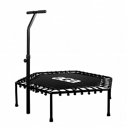 Aga FITNESS Trampolína 130 cm Černá + madlo 6SAF054 - II. JAKOST