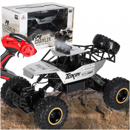 Aga RC auto Rock Crawler 1:12 4WD METAL stříbrné