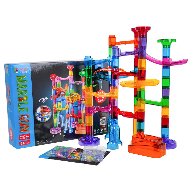 Svítící dráha v temnotě 72 ks.