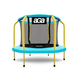 Aga Dětská trampolína 150 cm Světle modro-žlutá