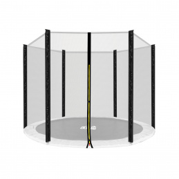 Aga Ochranná síť 220 cm na 6 tyčí Černá síť / Černá