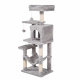 Aga Škrabadlo pro kočky 36x46x110 cm Šedé