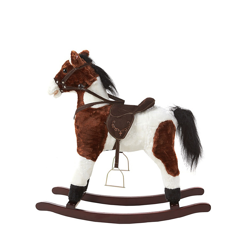 Aga4Kids Houpací koník Tmavě hnědý DZ809 - II. JAKOST