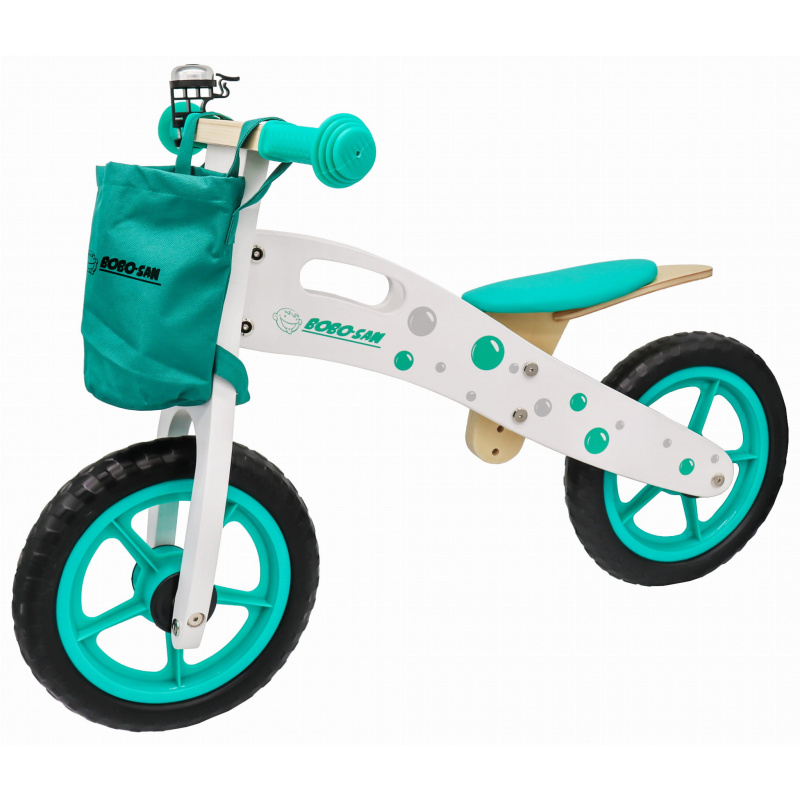 Bobo-San Dřevěné odrážedlo Zelené