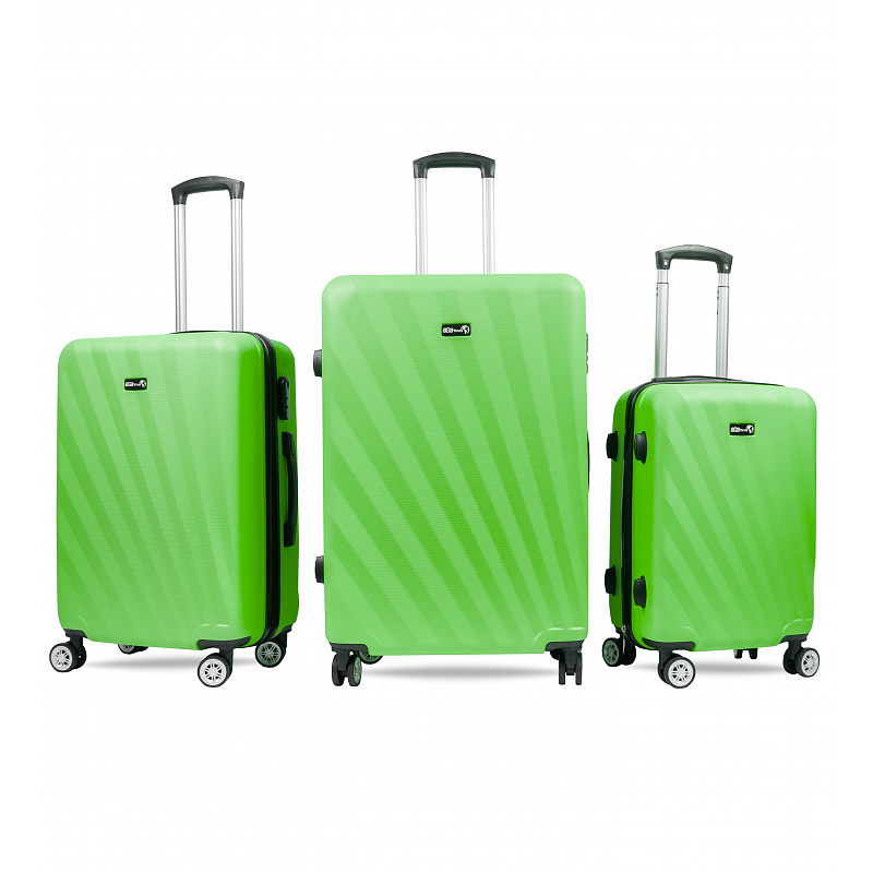 Aga Travel Sada cestovních kufrů MR4653 Zelená