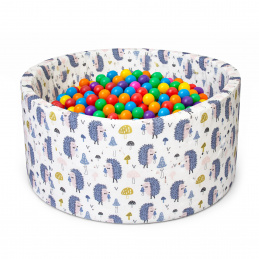 Aga Suchý bazén 90x40 cm s míčky Ježek