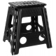 Protiskluzová skládací stolička černá Malatec 18595