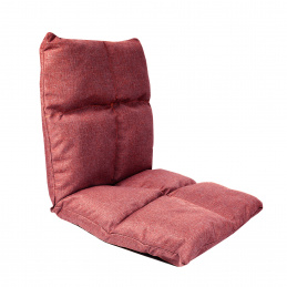 Aga Polohovací křeslo na podlahu 52x55x55 cm Červené