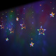 Aga LED Světelný závěs Hvězdy 2,5 m 138 LED Vícebarevný
