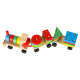 Aga Skládací dřevěný Vláček + Vagóny