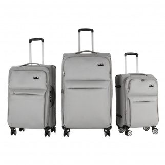 Aga Travel Sada cestovních kufrů MR4676 Světle šedá