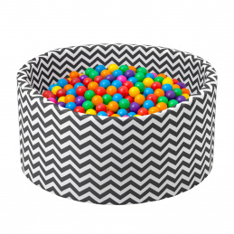 Aga Suchý bazén 90x40 cm s míčky ZigZag