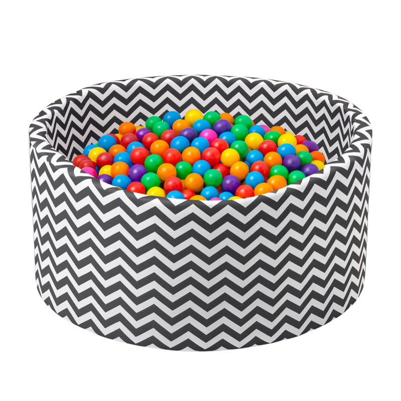 Aga Suchý bazén 90x40 cm s míčky ZigZag