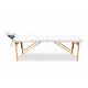 Aga Dřevěné masážní lehátko MR5150 Bílé