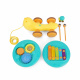 Aga4Kids Tahací šnek s xylofonem Modrý