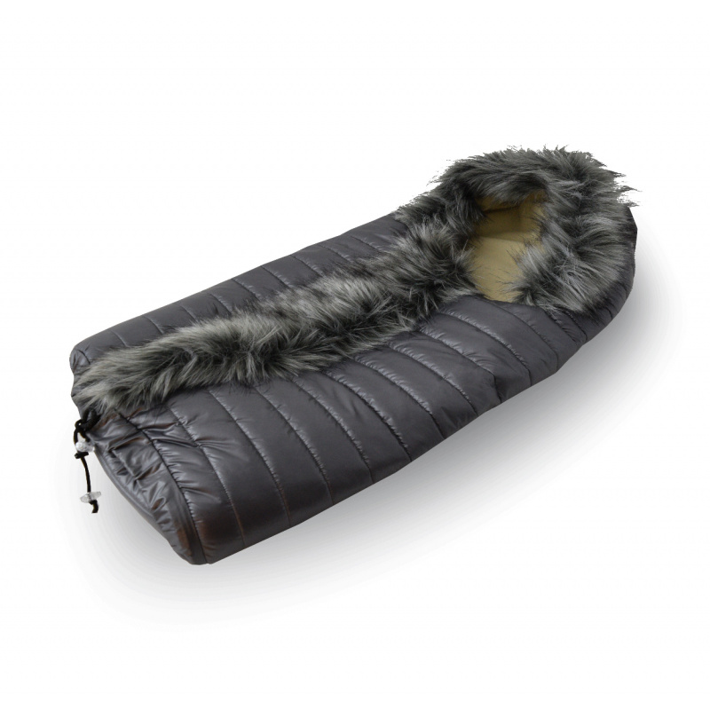 Aga Fusak Combi Luka s kožíškem Šedý