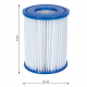 Filtrační kartuše I 1249 l/hod (2ks) BESTWAY 58093