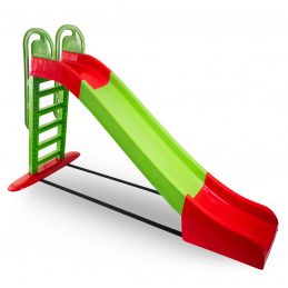 Doloni Skluzavka s madlem 243 cm Zeleno-červená