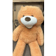 Aga4Kids Plyšový medvěd 130 cm Světle hnědý s tlapkami  6DZ012 - 2. JAKOST