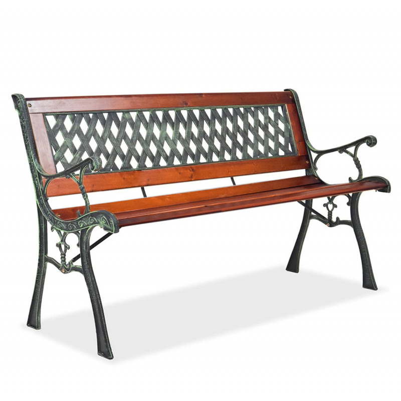 Aga Zahradní lavice 125x52x74 cm