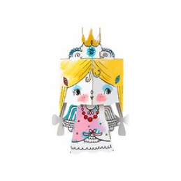 MONUMI 3D Omalovánky Princezna 3+