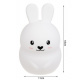 Noční lampička na dálkové ovládání zajíček ISO
