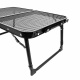 Aga Skládací kempingový stolek 60x40x25/33 cm Černý