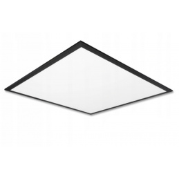 LED panel černý 60 x 60cm - 50W - 4700Lm - neutrální bílá