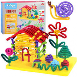 Kreativní flexibilní tyčinky 160ks ZA2508