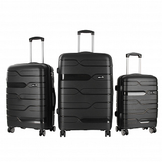 Aga Travel Sada cestovních kufrů MR4681 Černá