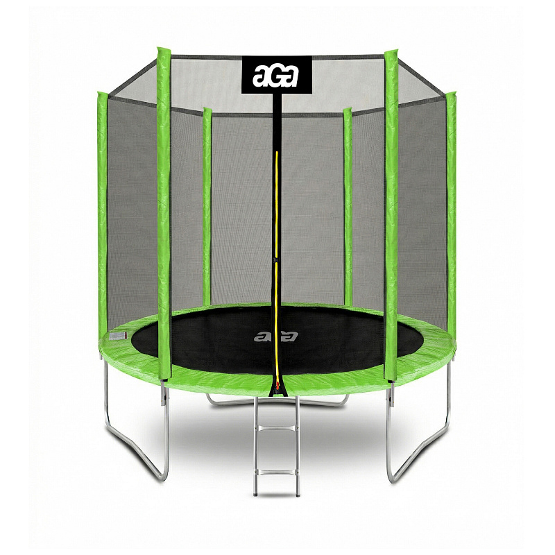 Aga SPORT TOP Trampolína 180 cm Světle zelená + ochranná síť