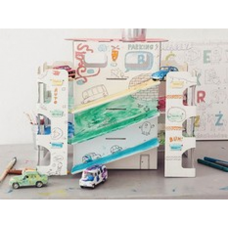 MONUMI 3D Skládací omalovánky XXL Parkování 4+