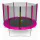 Aga SPORT TOP Trampolína 250 cm Pink + ochranná síť