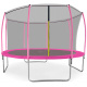 Aga SPORT FIT Trampolína 366 cm Pink + vnitřní ochranná síť