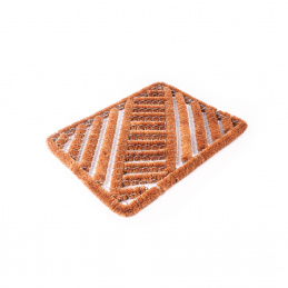 Linder Exclusiv Kokosová rohožka s kovovým rámem 60x40 cm