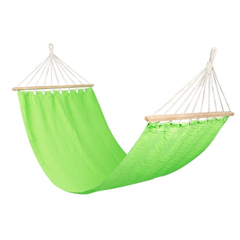 Linder Exclusiv Houpací síť 200x150 cm Světle zelená 2DAZ100 - II. JAKOST