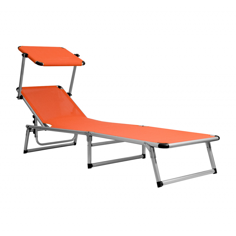 Aga Zahradní polohovací lehátko GARDEN EXCLUSIVE MC372310O Orange