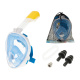 Aga Celoobličejová šnorchlovací maska L/XL modrá