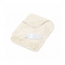 Tresko Elektrická vyhřívaná deka 180x130cm Krémová