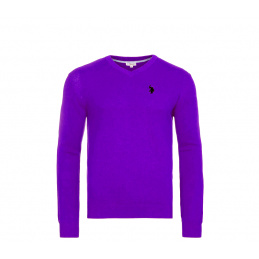 U.S. Polo Assn Svetr V-Neck Purple