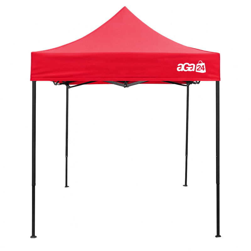 Aga Prodejní stánek bez bočnic 2x2 m Světle červený