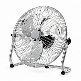 Aga Podlahový ventilátor 50 cm Stříbrný