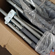 Aga 2x Zahradní polohovací lehátko se stříškou Šedé 6DAZ422 - II. JAKOST