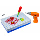 Aga Dětská mozaika puzzle se šroubovákem 151 ks