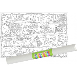 "Safari" podlahové omalovánky XXL plakát