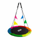 Aga Závěsný houpací kruh 110 cm Šestibarevný s vlajkami