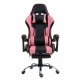 Aga Herní židle s opěrkou pro nohy DS5011 Růžová