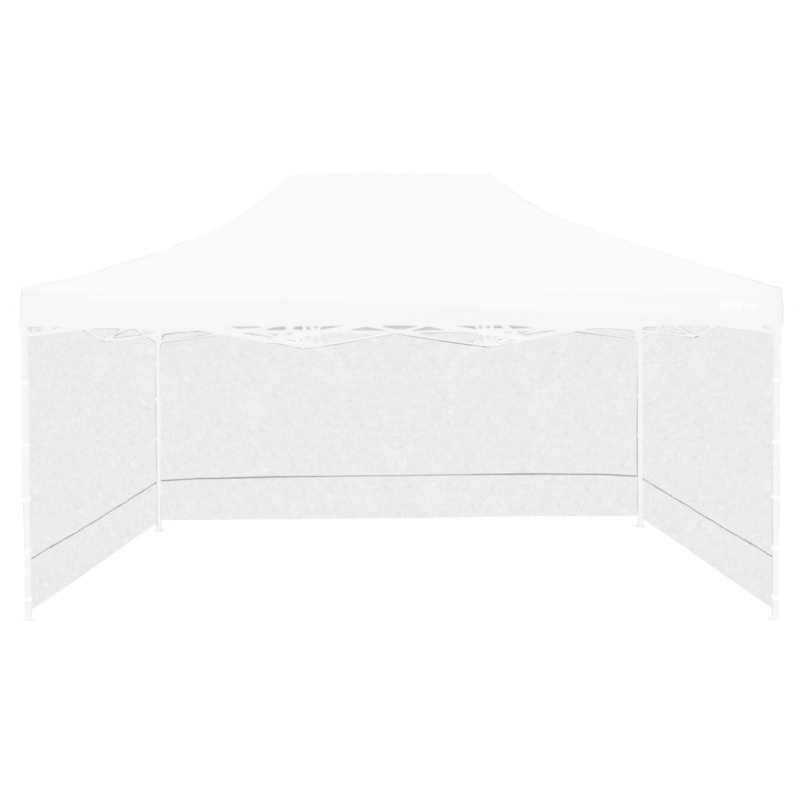 Aga Bočnice k prodejnímu stánku 3x4,5m Bílá