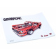 Technická stavebnice Závodní auto 2000ks ZA3468